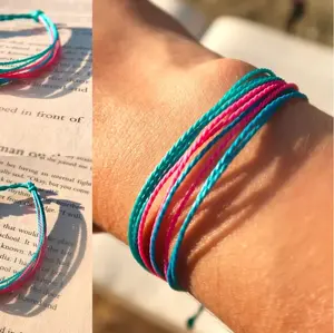 Miami Nights Adjustable Wax String Bracelet