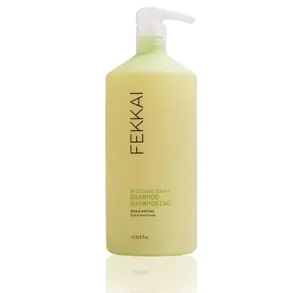 Fekkai Brilliant Gloss Shampoo Sulfate-Free Moisturizing for Fine Flat Hair 4x Shine 2x Volume Olive Oil Antioxidants Vitamins A E 8 Hours