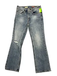 Jeans Boot Cut By Pilcro In Blue Denim, Size:4