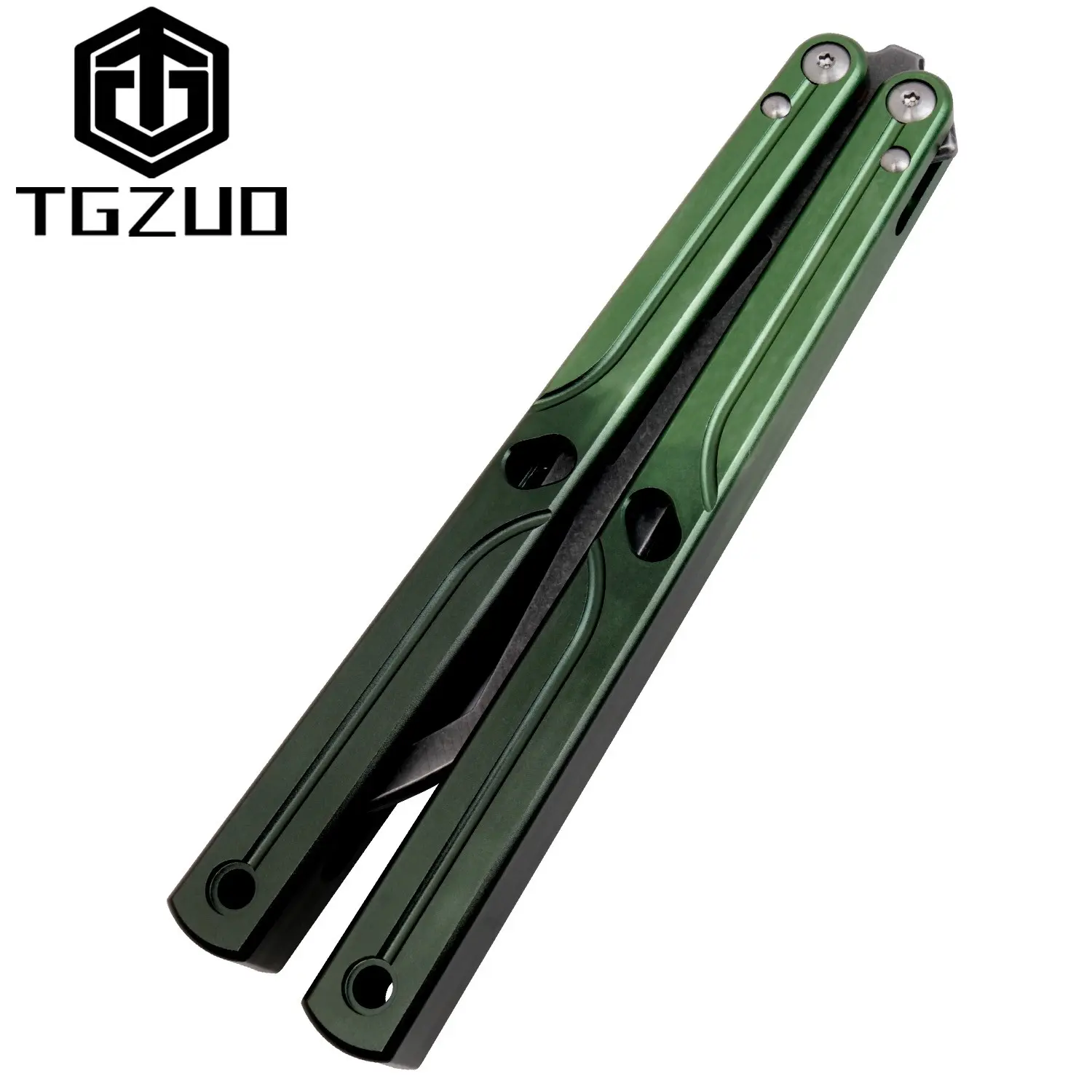 1pc Butterfly Trainer, Flip Tool, Aluminum Alloy Handle, High-Quality Edc, Five Color Options, Durable Design, Perfect for Daily Use, Outdoor Folding Tool, Outdoor Practical Tool, EDC Pocket Tool, Edc Survival Tool