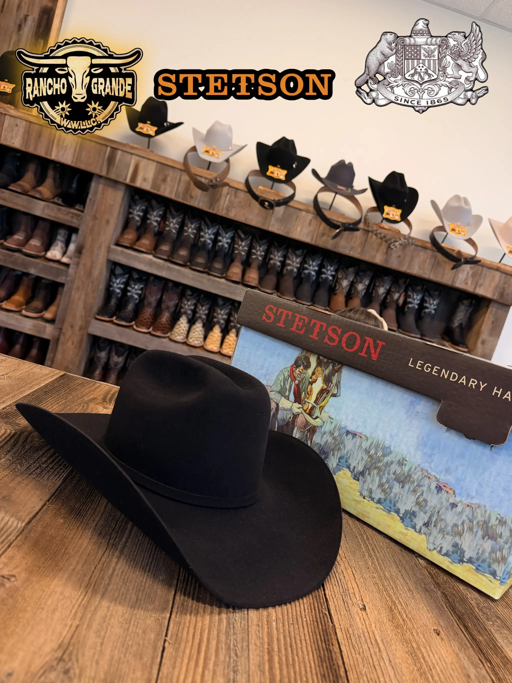 ORIGINAL 6X STETSON HAT SKYLINE / TEJANA 6X STETSON
