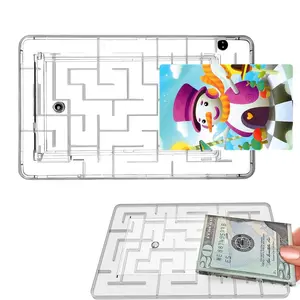 Maze Intelligence Game, Gift Card Maze Puzzle, Portable Travel Toy, Fun Money Jigsaw Box, Christmas Halloween Thanksgiving Gifts, Creative Gift Idea, Dollar, Jigsaw Puzzles