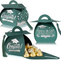 Green+Silver+Green Tassel