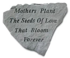 Kay Berry- Inc. 67420 Mothers Plant The Seeds Of Love That Bloom Forever - Memorial - 14.5 Inches x 12.75 Inches, Home Decor, Decor, Signs