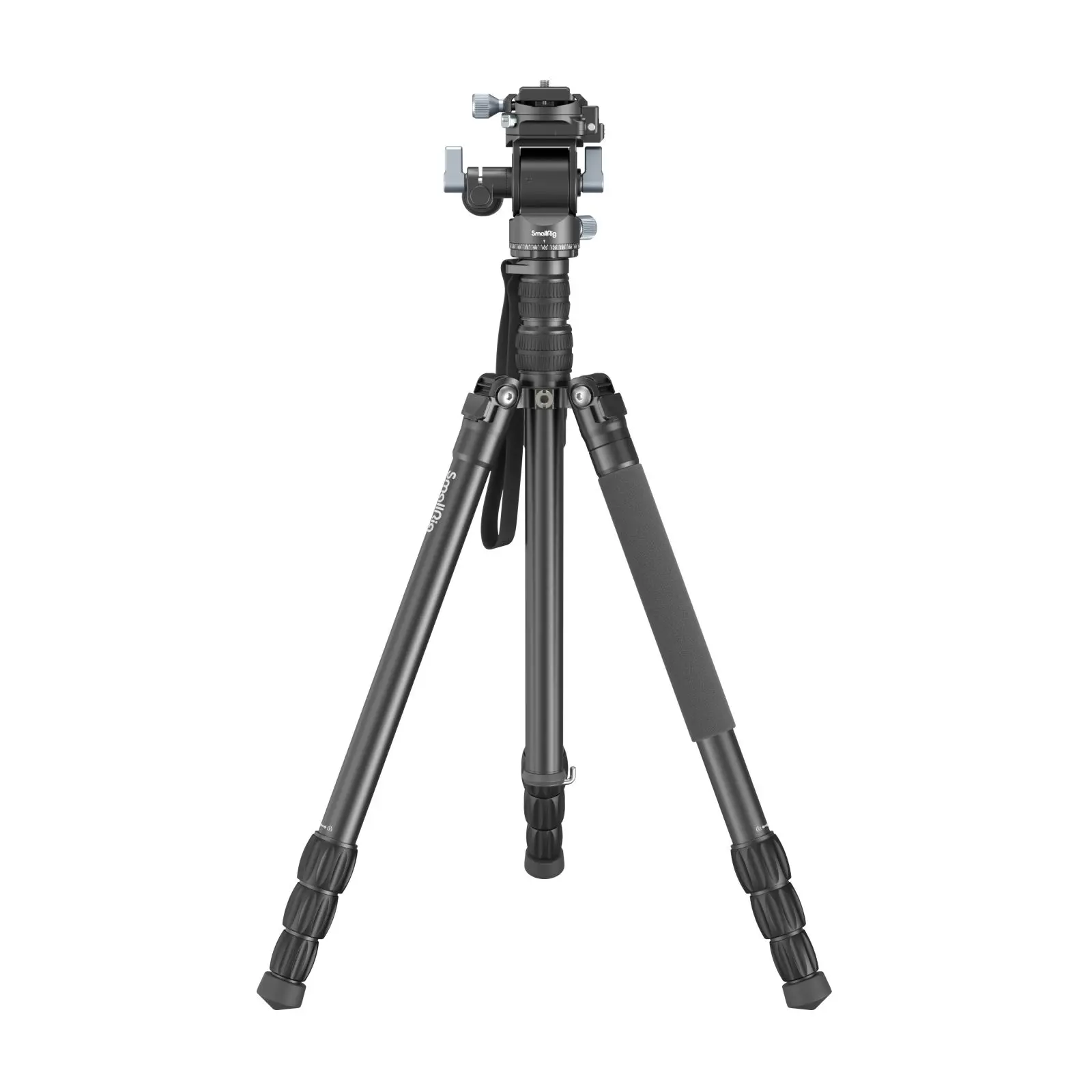 SmallRig 73" Travel Camera Tripod & Monopod Kit 4307, Adjustable with Fluid Pan-Tilt Head & Tripod Mount, 15kg/33lbs Max Load for Camcorders, Mirrorless DSLRs (Vertical/Horizontal Shooting)