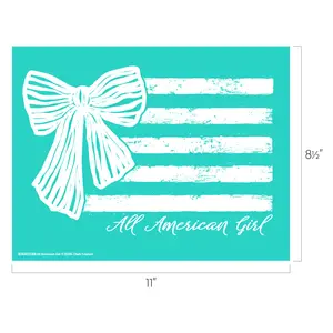 Chalk Couture All American Girls Stencil, DIY Craft