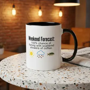 Weekend Forecast fishing mug