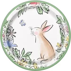 Bunny Paper Dinner Plates
