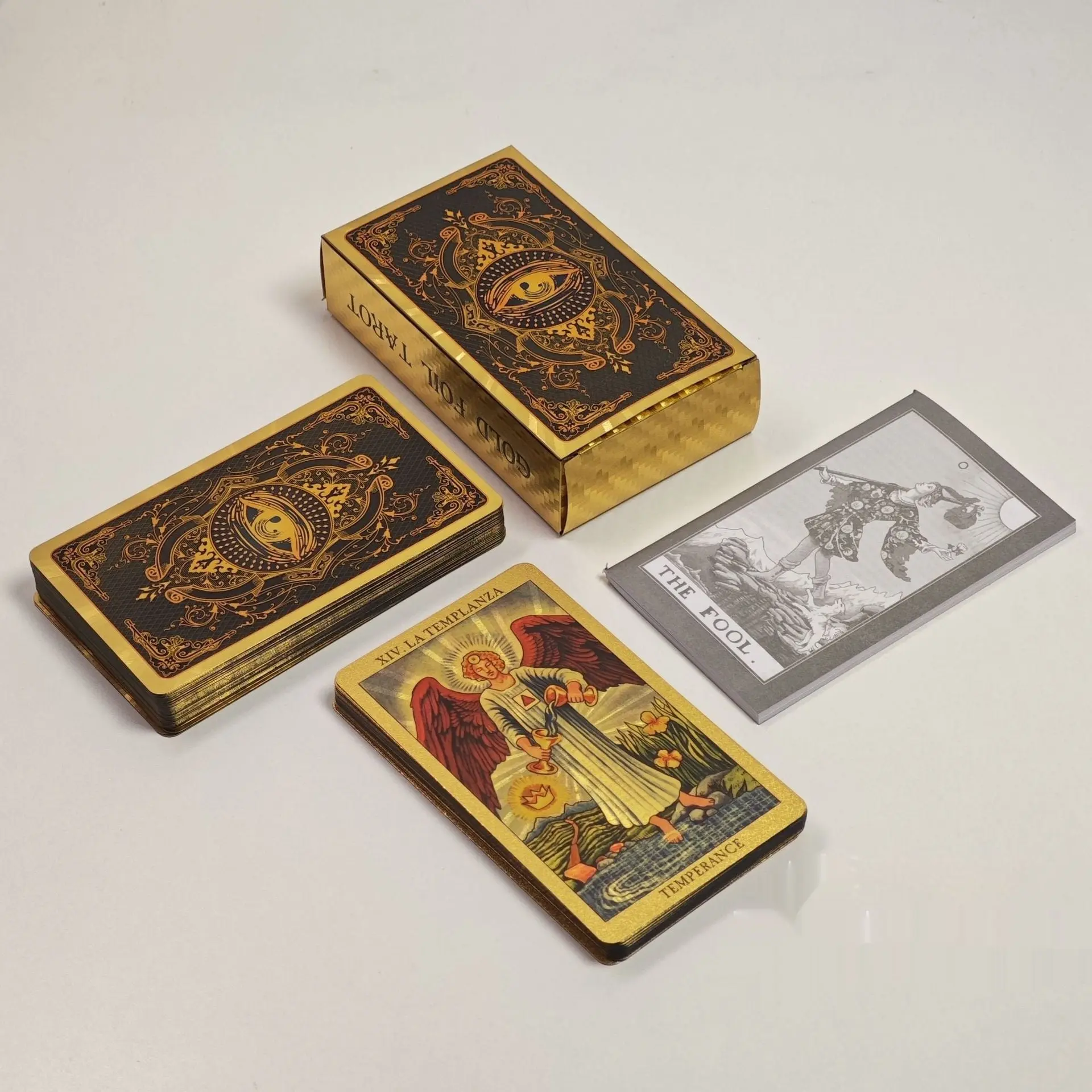 Gold Foil Tarot Card Deck