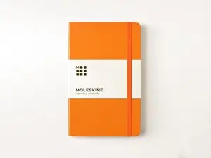 Moleskine Classic Hardcover Notebook - True Orange