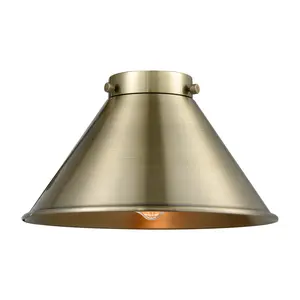 Franklin Restoration Antique Brass Metal Shade