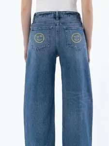Wink Face Jeans
