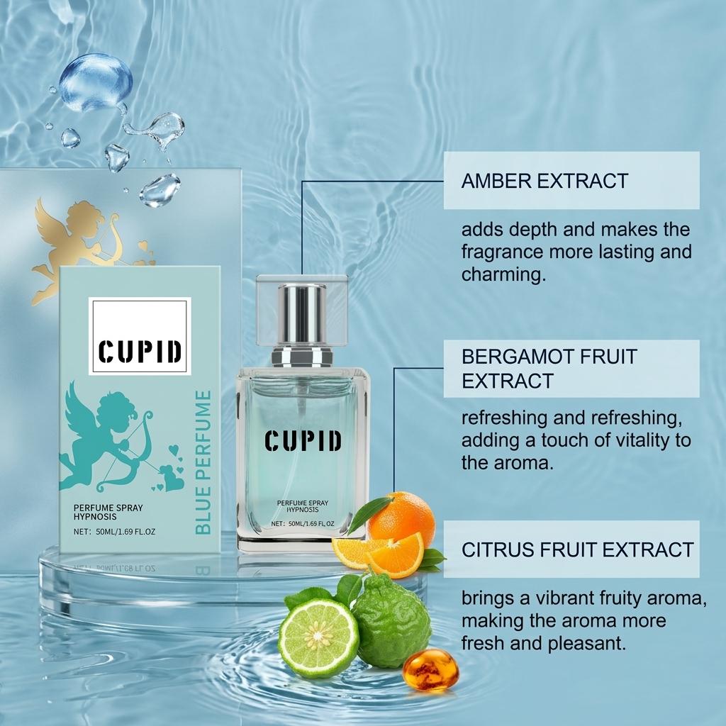 Cupid Blue Cologne Spray - Fresh Citrus Amber Fragrance, Long-Lasting Light Scent, Portable Everyday Perfume sweet Eau de Parfum natural long-lasting fragrance fruity gourmand fragrance daily Cupid Blue Cologne Spray - Fresh Citrus Amber Fragrance, Long-Lasting Light Scent, Portable Everyday Perfume sweet Eau de Parfum natural long-lasting fragrance fruity gourmand fragrance daily