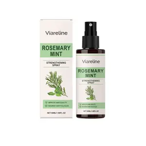 Viareline Rosemary Mint Leave-In Hair Care Spray Soft Shine Moisturizing Moisturizing Hair Care Spray