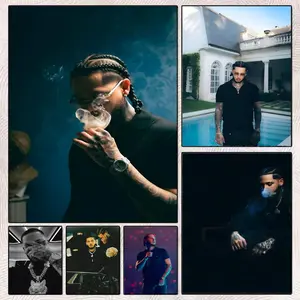 Hot Pop Singer ROA Poster Gift with prints Home bedroom living room decoration promotion and display suitable for bedroom bar parlor home decor gift fade-Resistant, Non-sticky, vibrant Wall print poster