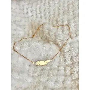 Poet Quill Necklace | Silver or Gold