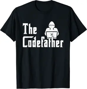 The Codefather Code Father Programmer Coding Fathers Day T-Shirt - Dakotamc Shop 68B08ZRQFTRB