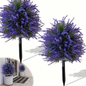 Artificial Flowers for Outdoor Indoor Garden Home Decoration, Plastic Faux Flowers, Faux Flower Daisy with Eucalyptus Leaves Fake Plants Greenery Porch Patio