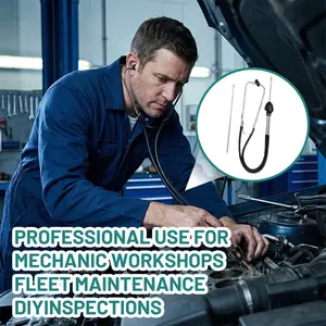 Automotive Engine Diagnostic Stethoscope Tool, Engine, Bearing & Gearbox Noise Inspection, Mechanical Listening Tool for Car Maintenance