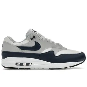 Nike Men's Air Max 1 Essential Summit White Armory Navy Running Shoes, from StockX