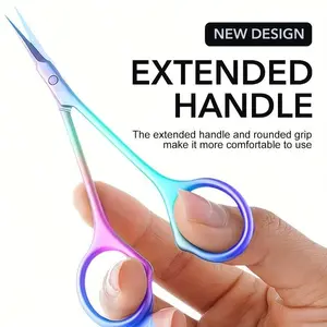 1pc Cuticle Scissors Nail Cuticle Clipper, Stainless Steel Dead Skin Removal Scissor Clipper Manicure Tools, Nail Care Tool