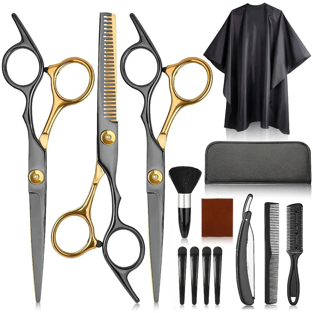 Hair Styling Tool Set 1 Set Professional Hair Cutting Kit Haircut Kits Hair Cutting Accessories for Home and Salon Use Salon Equipment Salon Supplies Hair Styling Tools for Men and Women Haircutting Tools Stainless