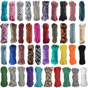 40 Colors 10  Paracord Cord Multifunction Paracord Ropes 550lb  Paracord Random Combo Crafting Kit, for Making Lanyard, Bracelet,  , Idea for