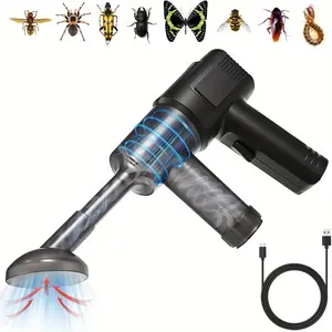 Jahy2Tech Bug Vacuum Catcher 2024 Newest Cordless Insect Vacuum for Bee Spider Earwig Wasp Removal, Portable Handheld Vacuum Cleaner Strong Suction Bug Sucker for Inside Home Garden Indoor Outdoor