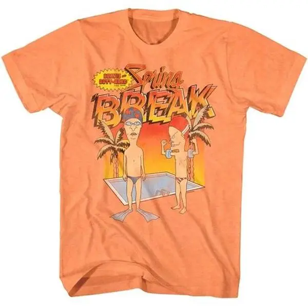 Beavis and Butthead on Spring Break Men's T Shirt