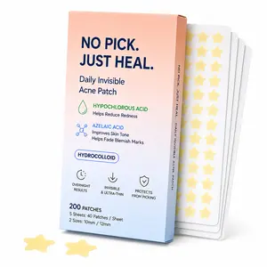 （New）200 Count Pimple Patches for Face, Hydrocolloid Acne Patch Bulk, Acne Stickers for Covering Cheeks, Forehead, Chin Blemishes Zit Breakouts for All Skin Types (Dots, Contoured 5 Sizes) mothersdaygift  #Summervibes