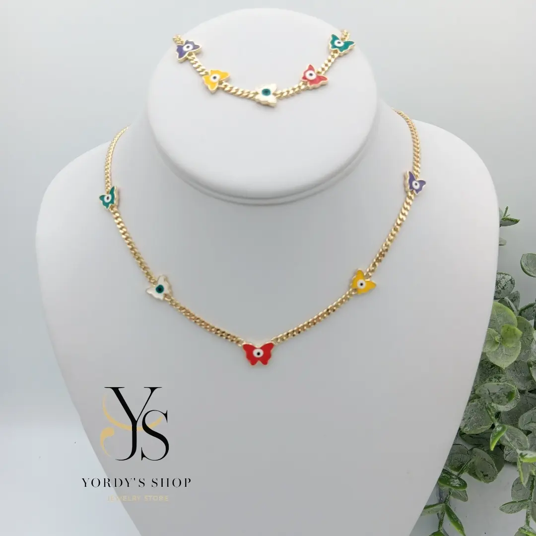 Yordy Chain set with fashionable touch and unique style 18''_ 20''