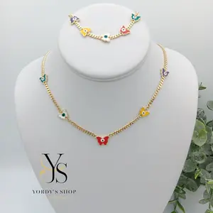 Yordy Chain set with fashionable touch and unique style 18''_ 20''