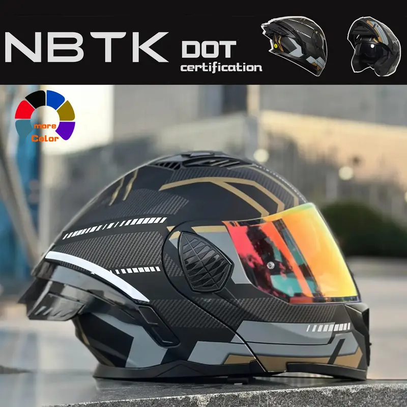 dot certified batman motorcycle helmet WANGFENG Electric Helmet Men and Women Cool Racing Motocross Full Face Helmet Motorcycle Knight Helmet Certification Scooter Visors Modular Helmets : Carbon fiber Weight Batman Motorcycle Half Helmet -