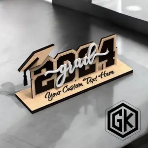 Custom Wooden Graduation Year Centerpiece