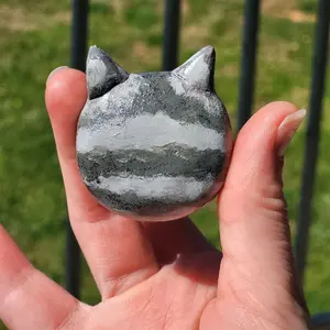 Kitty Ceramic Worry Stone