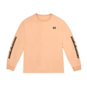 adidas Yeezy Calabasas Long Sleeves Tee Neon Orange