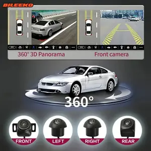 360 Panoramic Car Camera, High-Definition Night Vision, Enhanced Safety for Parking and Driving, Abs Enclosure Material
