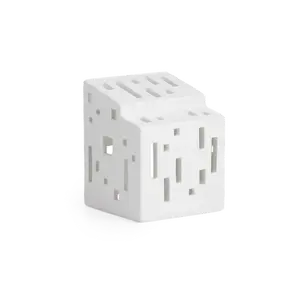 Kähler Urbania Lighthouse Functio, White, H: 3.5"