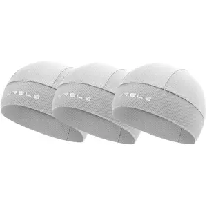 3 Piece Wrels Breathable Mesh Cycling Caps, Lightweight Cooling Ice Silk Hats, Outdoor Riding Running Hiking Sports Cap, Helmet Liner