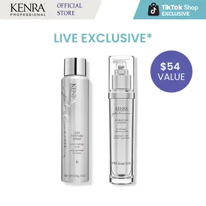 Kenra Platinum Silkening Gloss & Kenra Platinum Dry Texture Spray 6