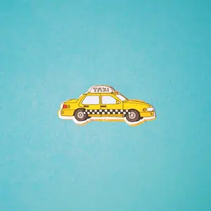 NYC Taxi -KickStix 1ct Vegan Leather Sticker