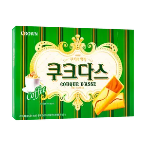 CROWN Couque D'asse Coffee Sandwich Cookie 289g CROWN Couque D'asse Coffee Sandwich Cookie 289g
