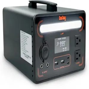 Portable Outdoor Power Supply 600W Backup Power for Camping Emergency Use