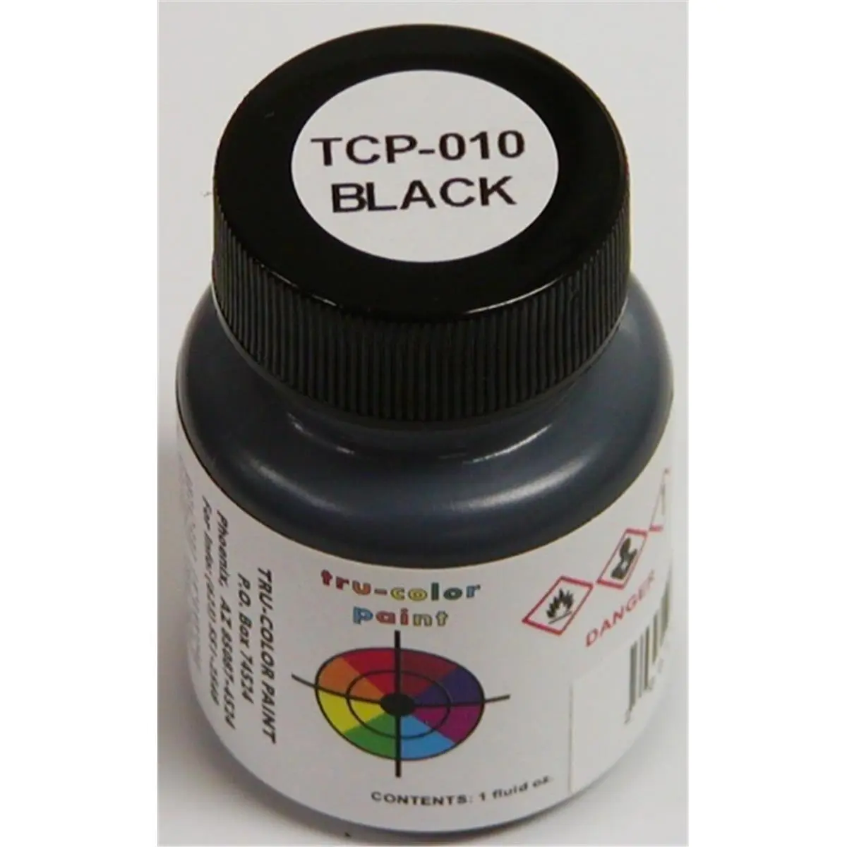 Tru-Color Paint  1 oz 3D Acrylic Paint, Black