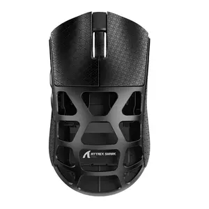 ATTACK SHARK R3 46g Superlight Magnesium Alloy Wireless Gaming Mouse, BT/2.4G/Wired Computer Mouse, 8KHz Polling Rate, PAW3395 26K DPI Sensor Programmable Mice Griptape for PC/Laptop/Mac