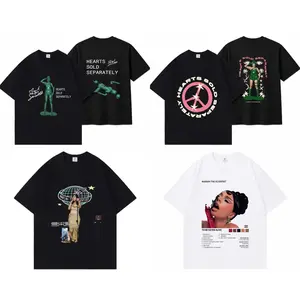 Fashion Mariah the Scientist Oversized Colorful Cool INS Y2K Streetwear 11 Designs Crew Neck Pure Cotton Soft T-shirt Women Men Unisex Summer Comfortable and Stylish Items Holiday Gifts Father's Day