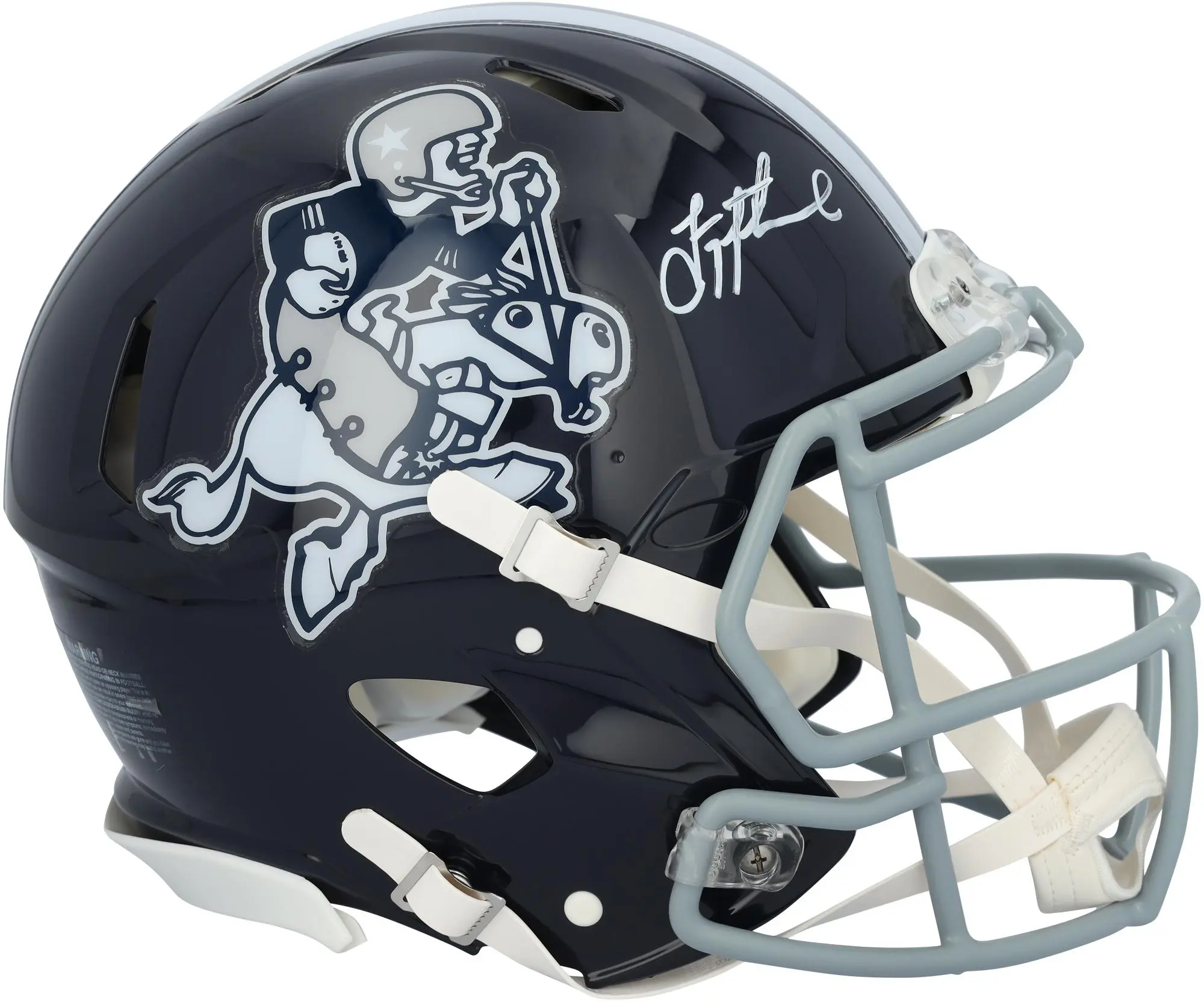 Troy Aikman Dallas Cowboys Autographed Riddell Cowboy Joe Speed Authentic Helmet - Fanatics Authentic Certified