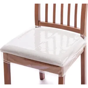 4 Pack Dining Chair seat Covers/slipcovers with Belt Strap for 18''x17'' Standard Chair