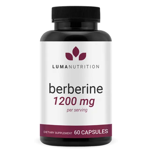 Luma Nutrition Berberine Supplement Extra Strength 1200mg Per Serving