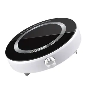 Compact Household Circular Induction Cooker with Knob Control Energy Saving All-in-One for Stir Fry and Hot Pot